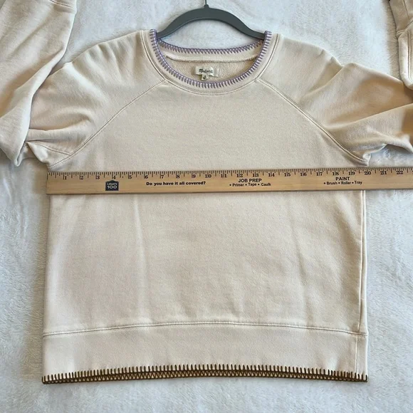 Madewell Stitched Shrunken Sweatshirt - Picture 6 of 12